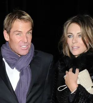 Elizabeth Hurley split from Shane Warne briefly