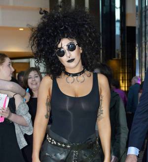 Lady Gaga performs with Queen in Australia