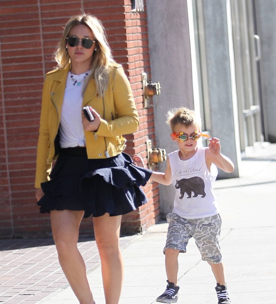 Hilary Duff fears her son is set to be a star - just like her