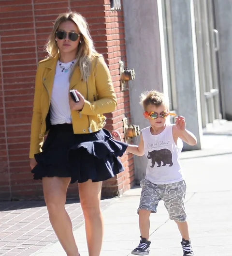 Hilary Duff fears her son is set to be a star - just like her