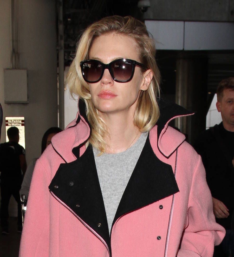January Jones: 'There's been no stigma as a single mother'