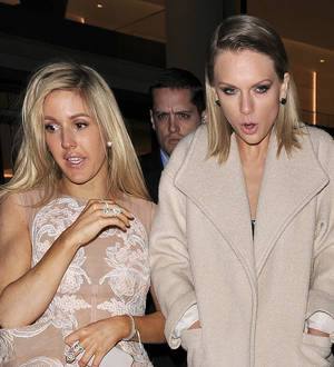 Ellie Goulding parties with Taylor Swift's rival Katy Perry