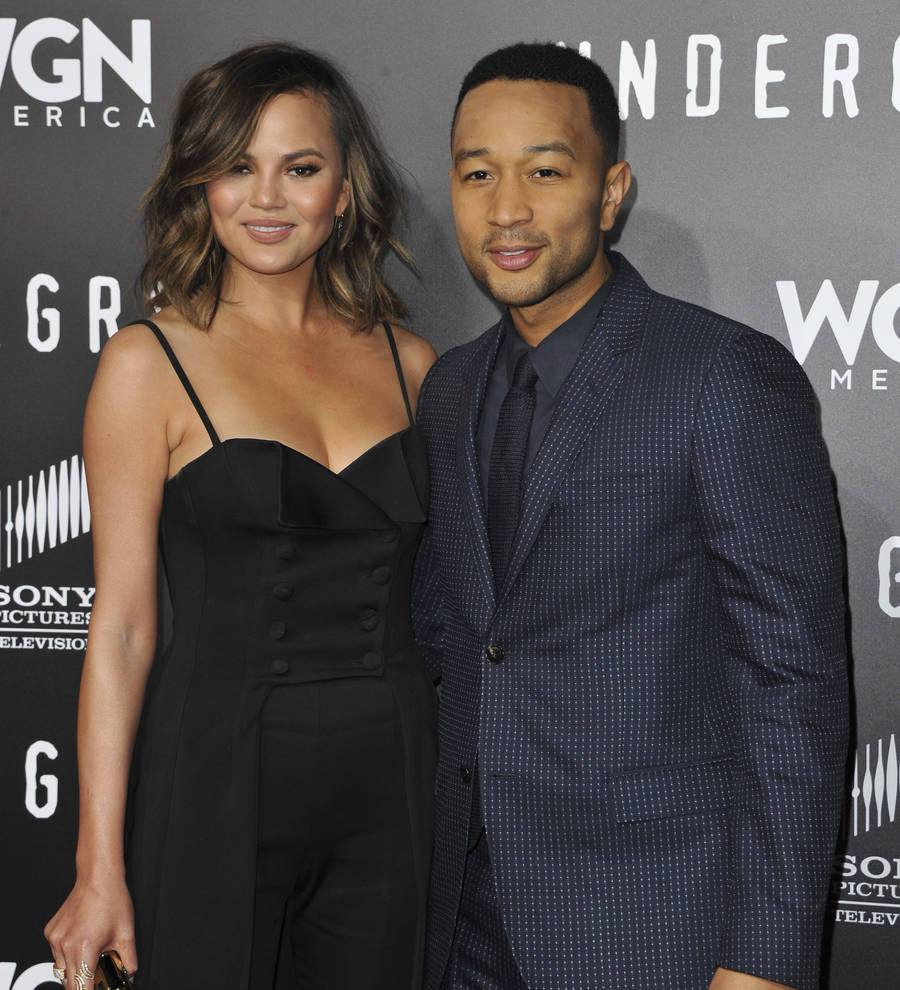 John Legend celebrates birthday in the sky