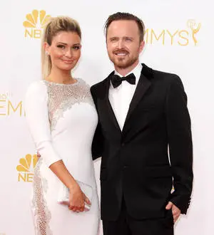 Emmys shout-out crashes website run by Aaron Paul's wife