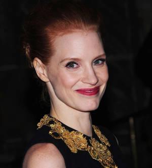 Jessica Chastain serenades reporter on birthday