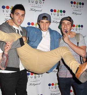 The Janoskians' Beau Brooks worries fans with neck brace