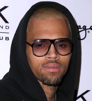 Chris Brown shoots hoops at New York basketball court