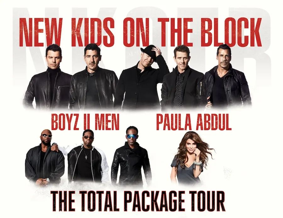 New Kids On The Block, Boyz II Men, & Paula Abdul Team Up for Summer 'Total Package Tour'!