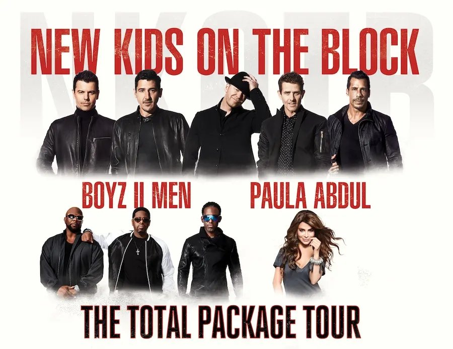 New Kids On The Block, Boyz II Men, & Paula Abdul Team Up for Summer 'Total Package Tour'!