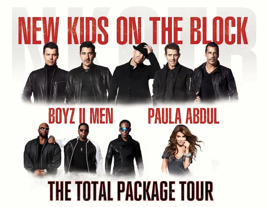 New Kids On The Block, Boyz II Men, & Paula Abdul Team Up for Summer 'Total Package Tour'!