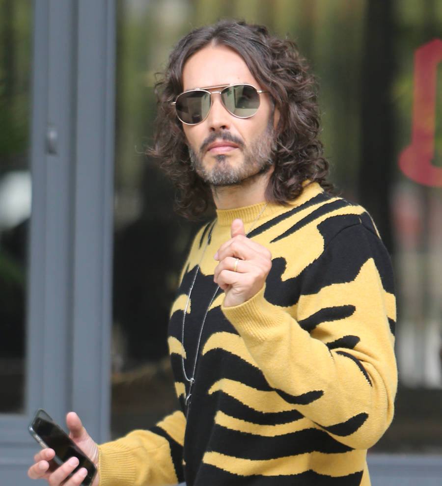Russell Brand was 'terrified' night before wedding to Laura Gallacher