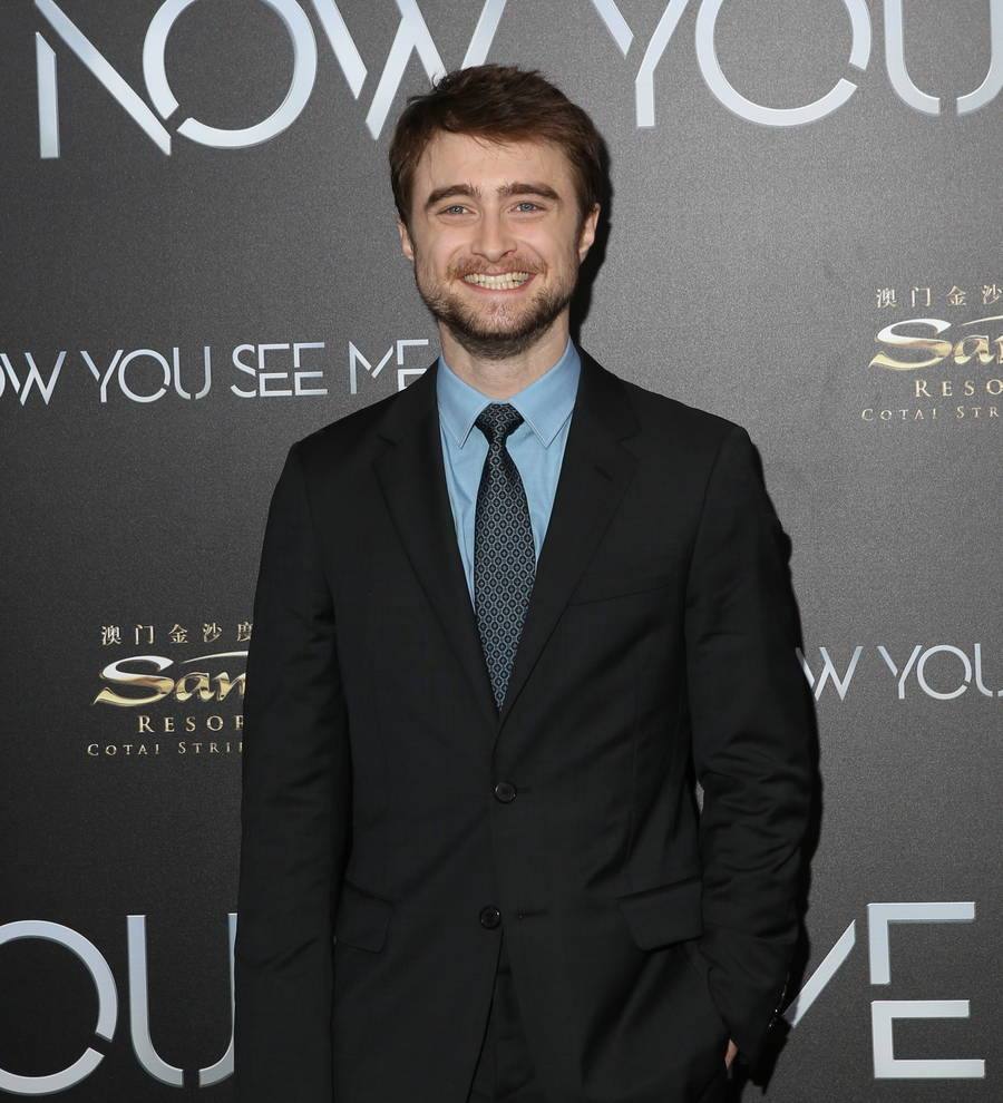 Daniel Radcliffe achieved Jungle look with fish and protein bars
