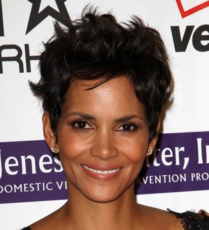 Halle Berry shot shoe ad with broken foot