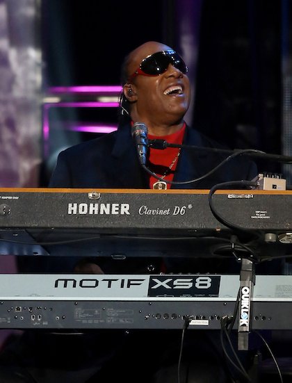 We're Up All Night at the Grammys with... Stevie Wonder!