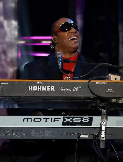 We're Up All Night at the Grammys with... Stevie Wonder!