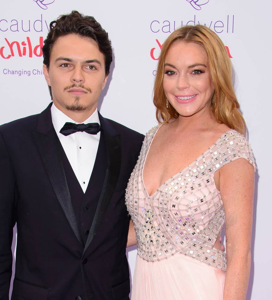 Lindsay Lohan and fiance make their red carpet debut