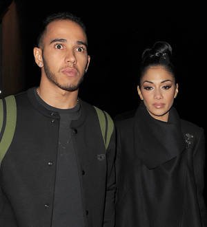 Nicole Scherzinger supports her man at Malaysian Grand Prix