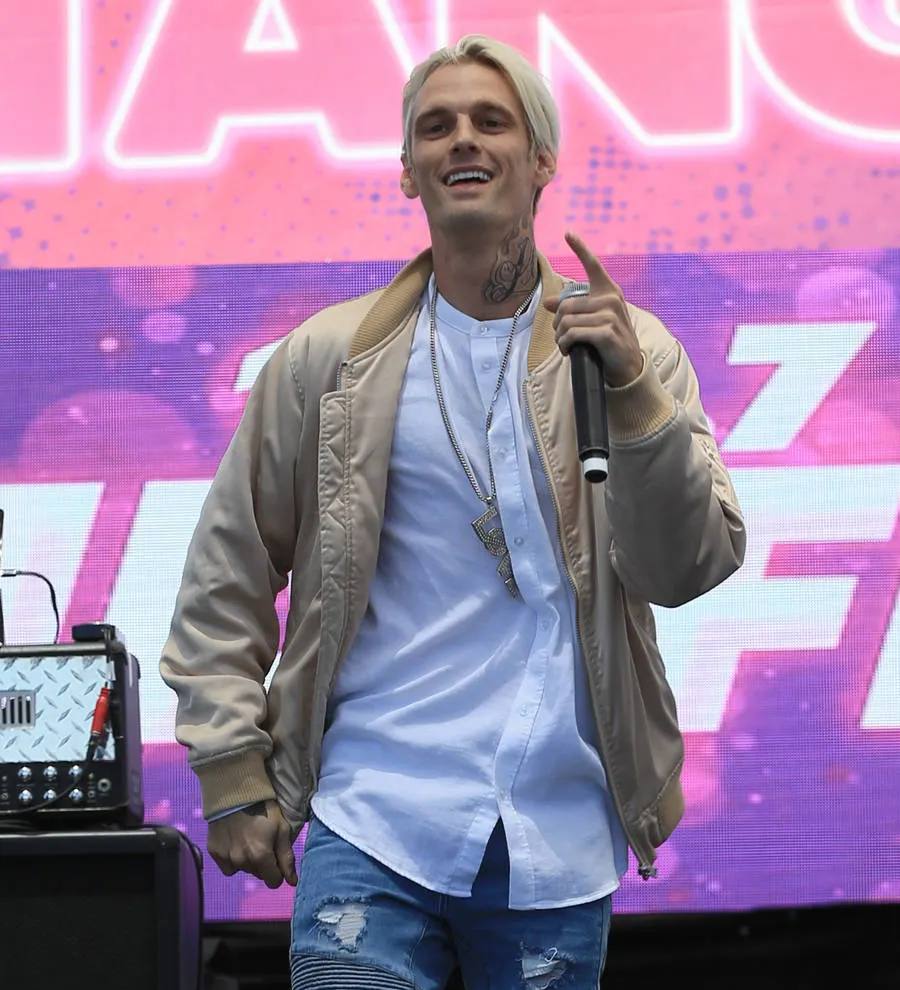 Aaron Carter hospitalized with exhaustion