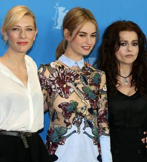 Helena Bonham Carter backs Lily James in size row