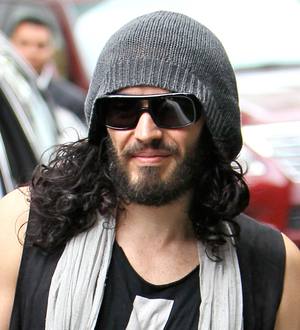 Russell Brand brushes off divorce woes