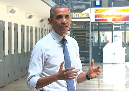 President Obama Goes to Jail (for HBO)