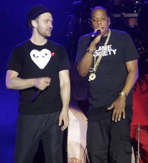 Jay Z and Justin Timberlake make history on Facebook.com
