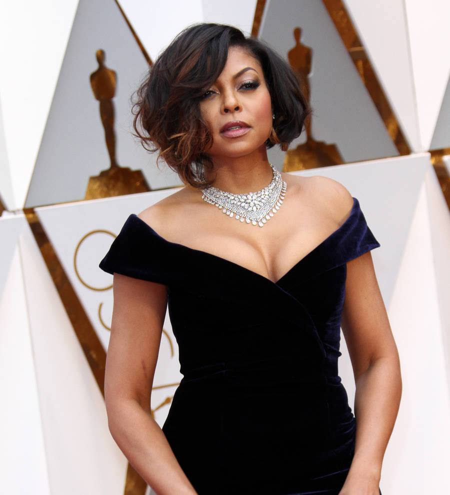 Taraji P. Henson 'vibes out' while getting red carpet ready