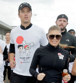 Fergie joins Josh Duhamel for charity run on her birthday