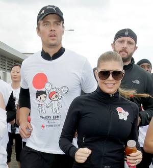 Fergie joins Josh Duhamel for charity run on her birthday