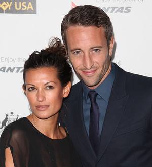 Alex O'Loughlin is a new dad