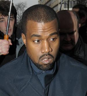 Kanye West performs at Givenchy designer's birthday