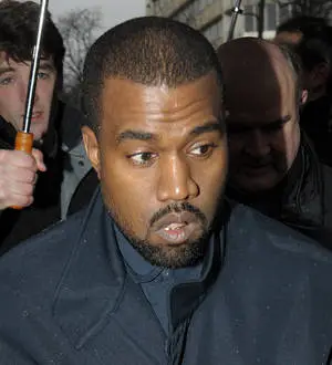 Kanye West performs at Givenchy designer's birthday