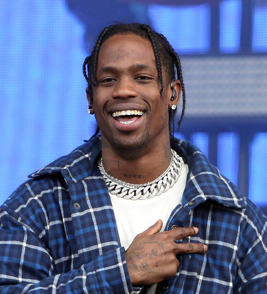 Travis Scott impressed by young boy's rap skills