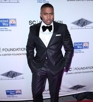 Nas photographed with Kelis-inspired wedding dress