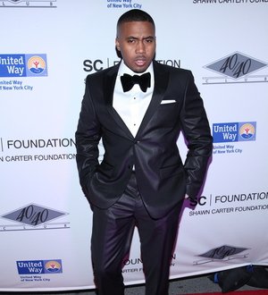 Nas photographed with Kelis-inspired wedding dress