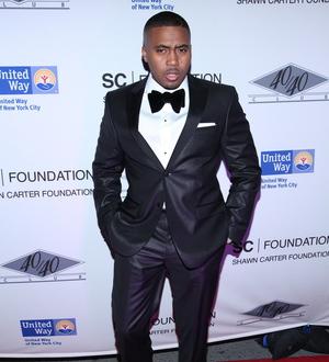 Nas photographed with Kelis-inspired wedding dress