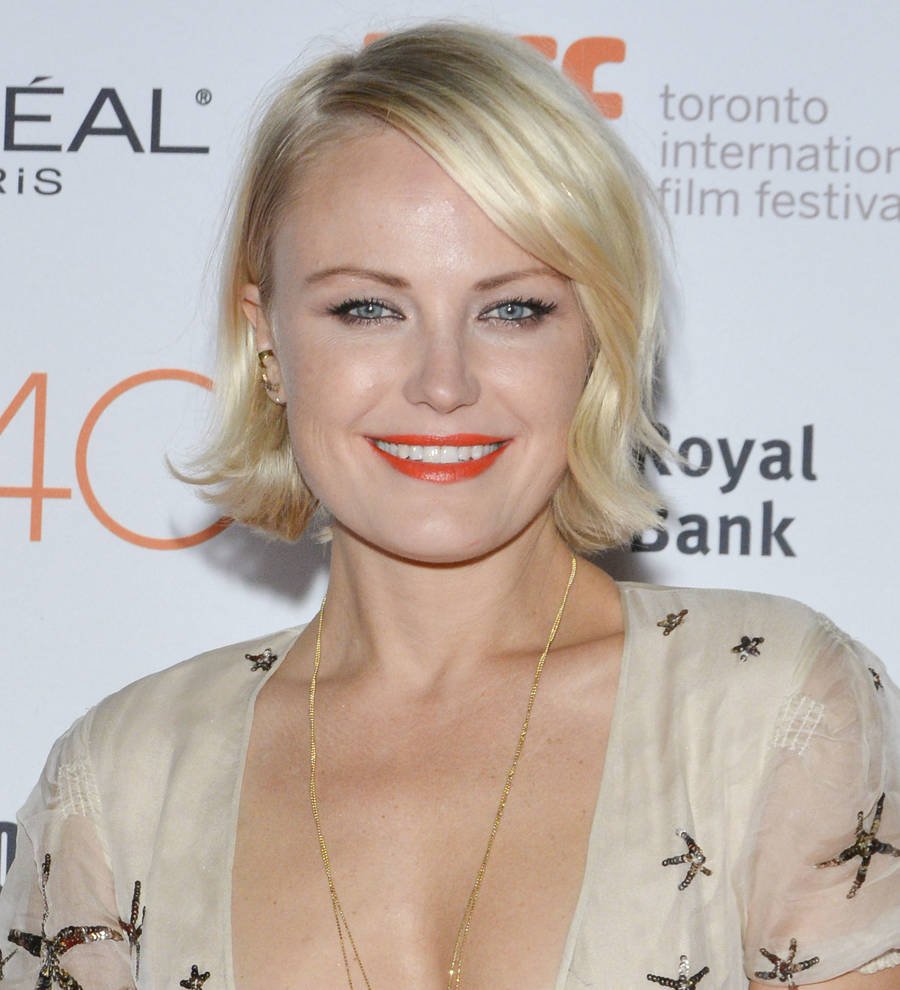Malin Akerman battling food poisoning on promo tour