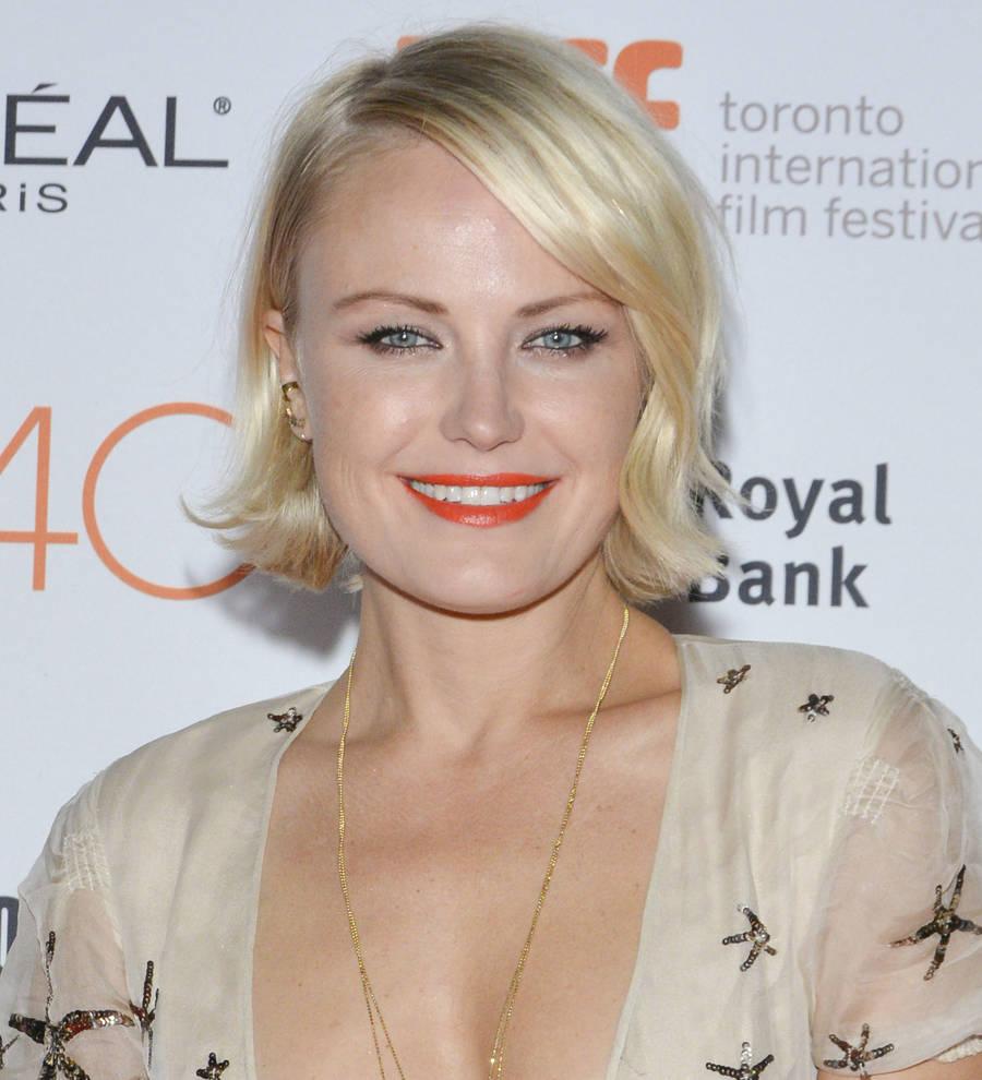Malin Akerman battling food poisoning on promo tour