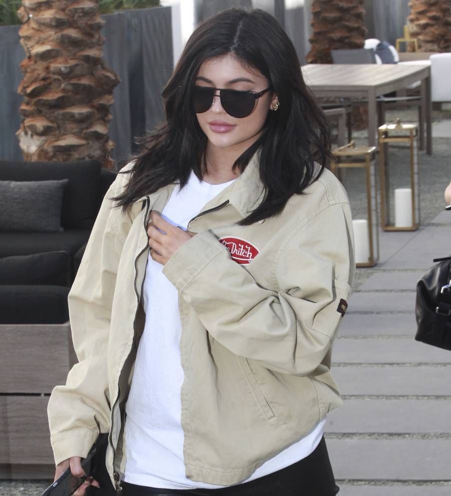 Kylie Jenner locks lips with rumoured beau in music video