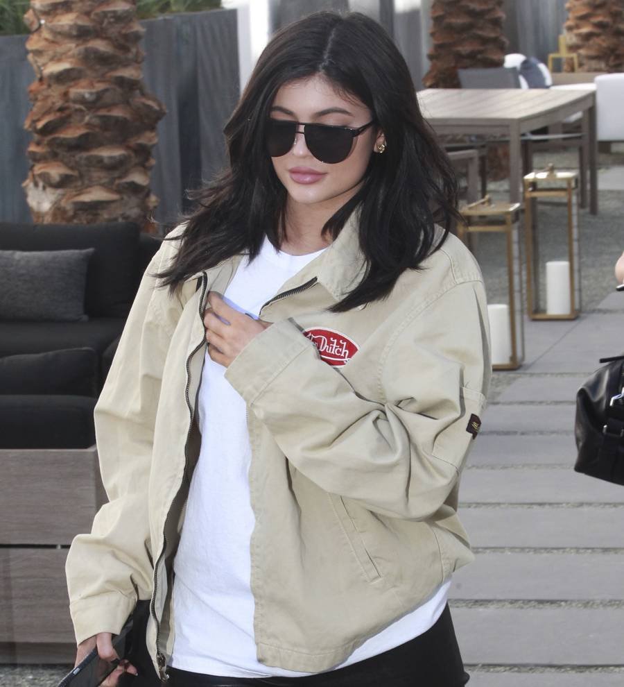 Kylie Jenner locks lips with rumoured beau in music video