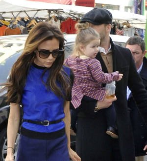 Beckhams hire out cinema for son's birthday
