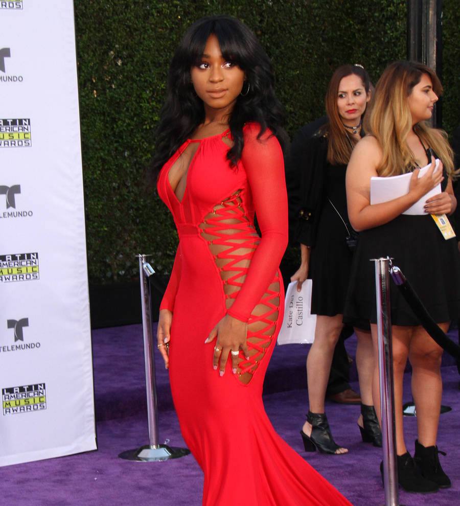 Normani Kordei emotional after cancer charity walk with mother
