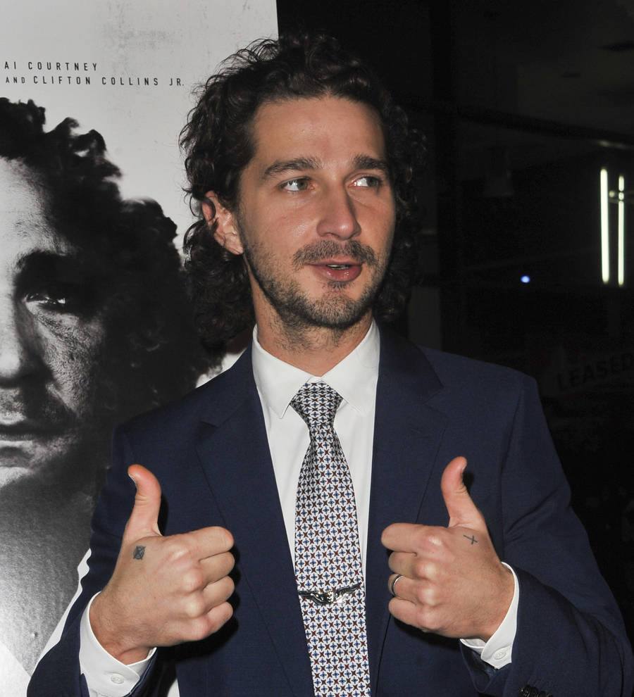 Shia LaBeouf's anti-Trump art protest shut down after violence
