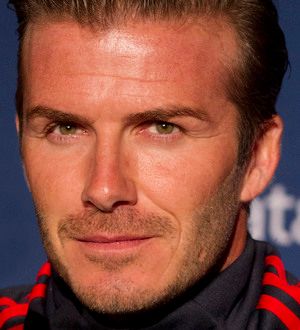 David Beckham cuts his hair