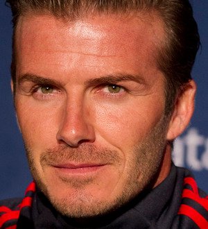 David Beckham cuts his hair