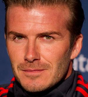 David Beckham cuts his hair