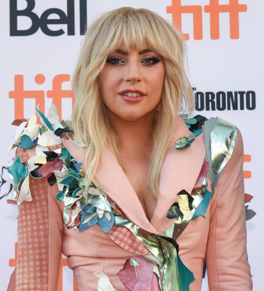 Lady Gaga volunteers with hurricane relief workers in Houston