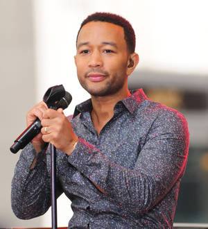 John Legend and Idina Menzel for Super Bowl show