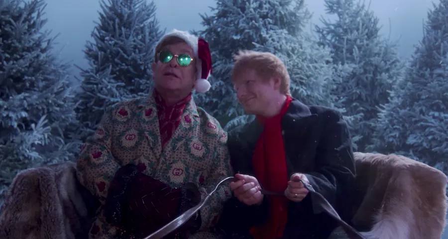 Ed Sheeran & Elton John Join Forces For Your New Holiday Fave "Merry Christmas"!
