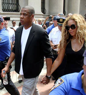 Beyonce and Jay-Z join protests in New York